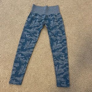Slate Blue Camo Seamless Leggings